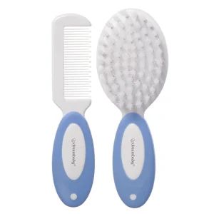 Blue Deluxe Brush & Comb Set