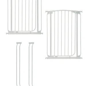 2 X F190 White 1Mtr Tall Gates + 2 X F192 White