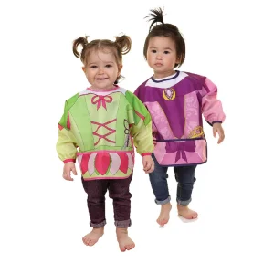 Character Bibs/smocks With Sleeves 2pk Princess/fairy