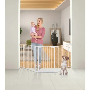 Little Chicks - Waverley Hardware Mounted Metal Safety Gate White